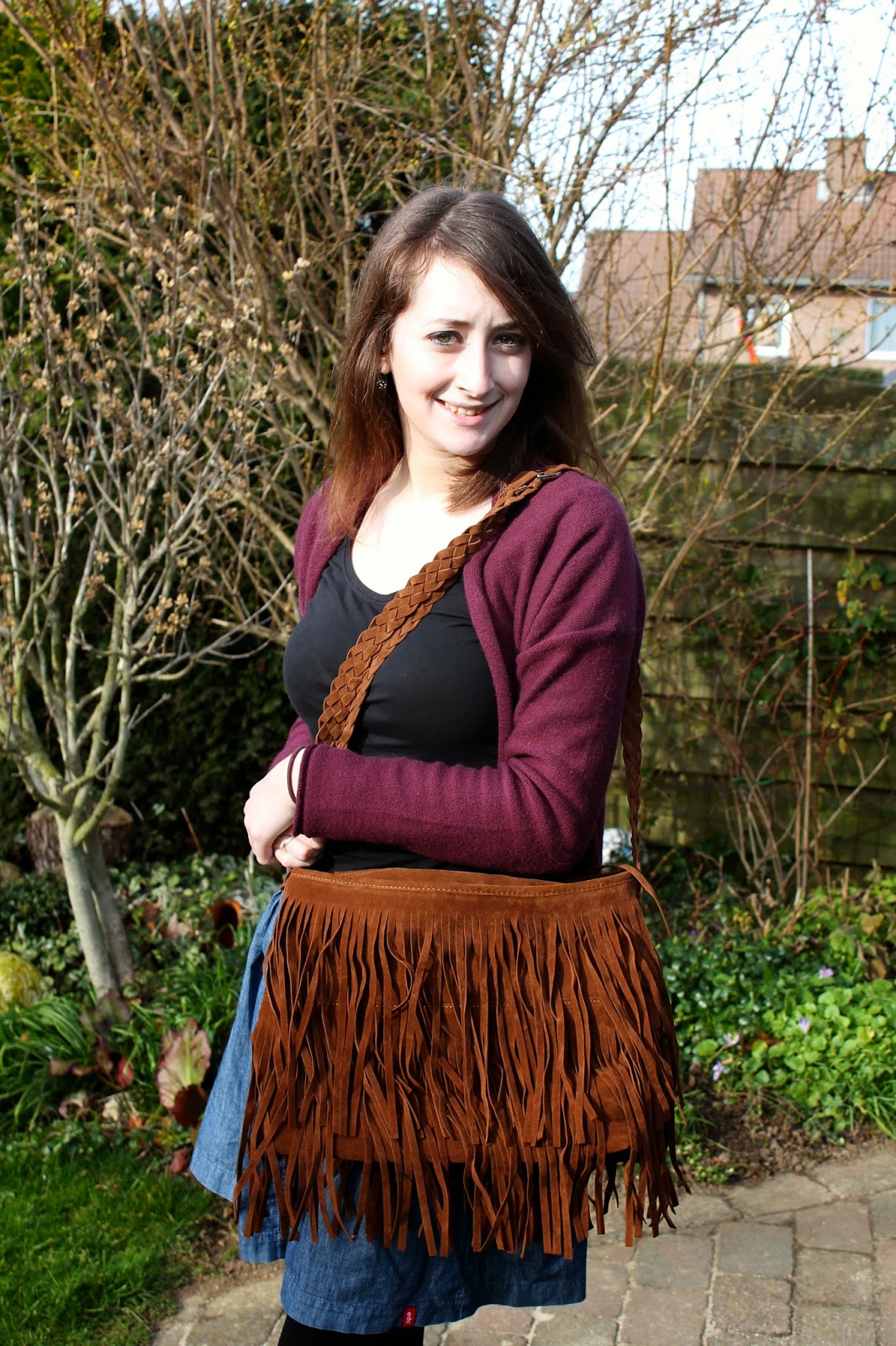 New in | Brown Fringed Bag + WIN
