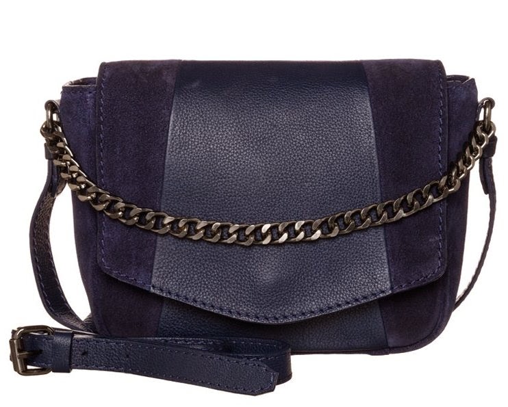 Crush | Blue Leather Bag