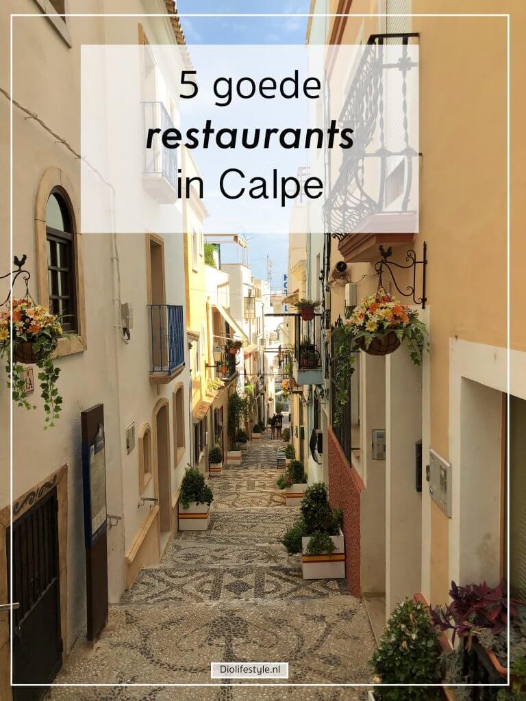 5 goede restaurants in Calpe