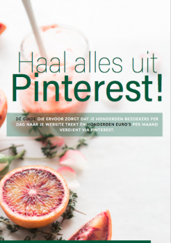 E-book 'Haal alles uit Pinterest'